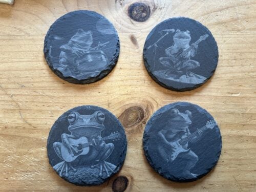 Musical Frogs Coaster Set