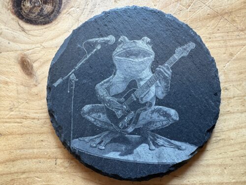 Frog Playing Guitar and Singing