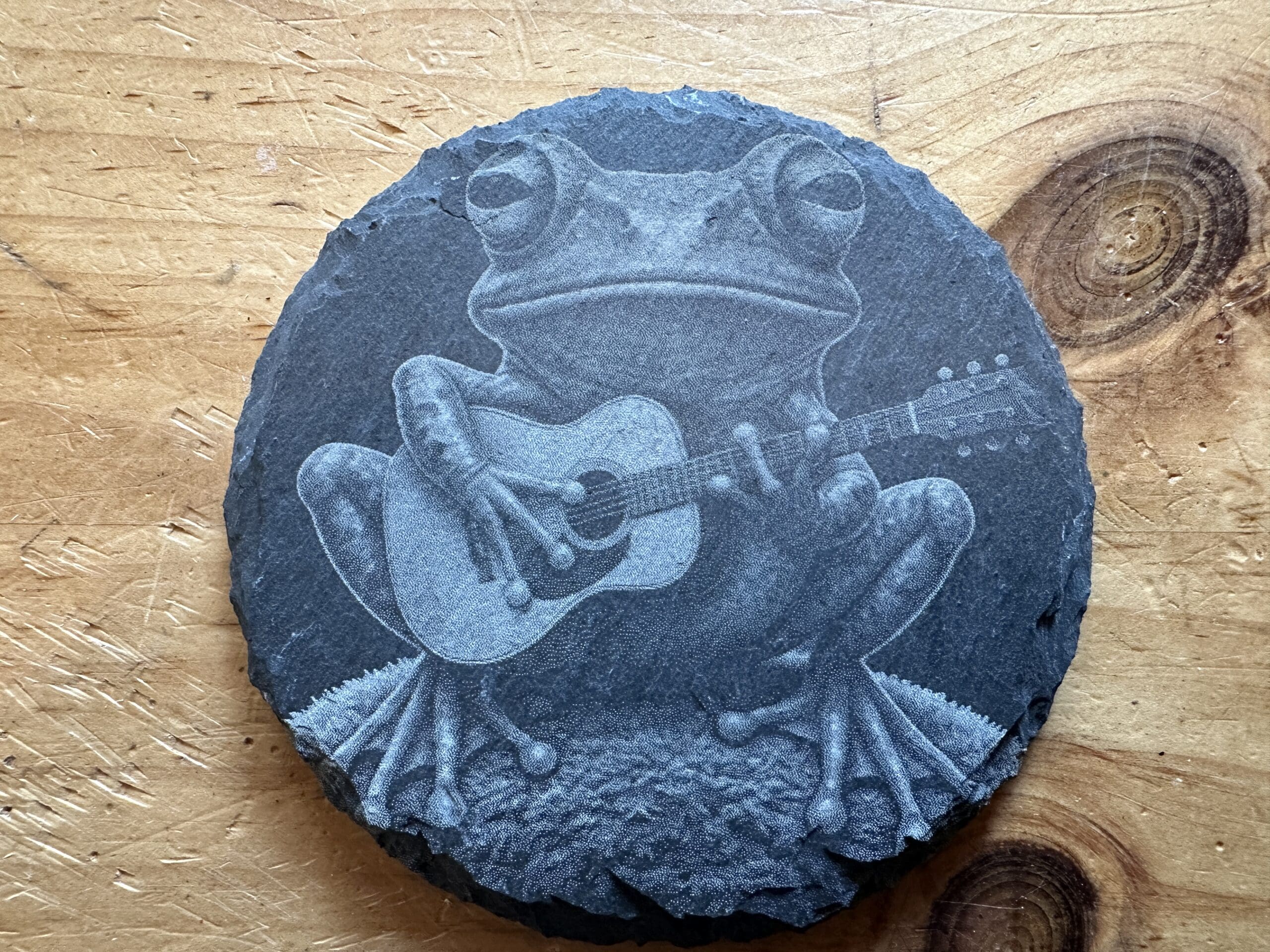 Frog Playing Acoustic Guitar