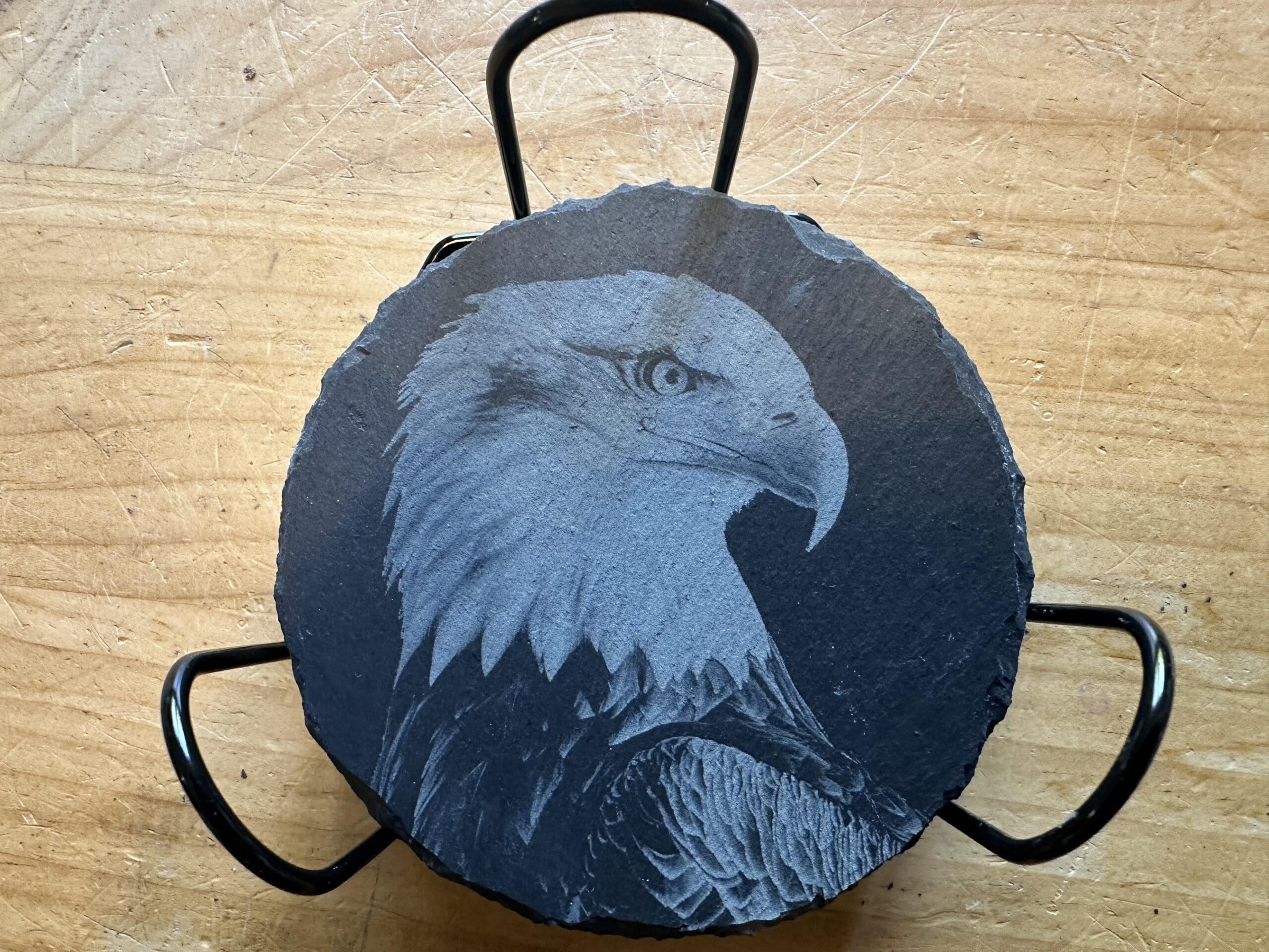 Eagle Coaster Set with Holder