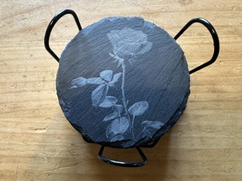 Flower Coaster Set with Holder
