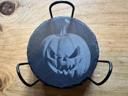 Halloween Coaster Set with Holder