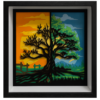 Tree split between day and night